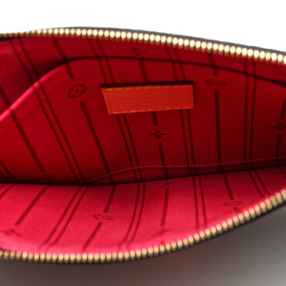 Louis Vuitton Monogram My LV Heritage Neverfull MM GM Pochette Fuchsia Orange 5 of 6