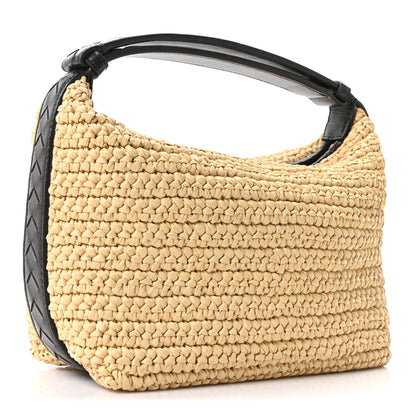Bottega Veneta Raffia Woven Nappa Intrecciato Mini Wallace Natural Fondant 3 of 10