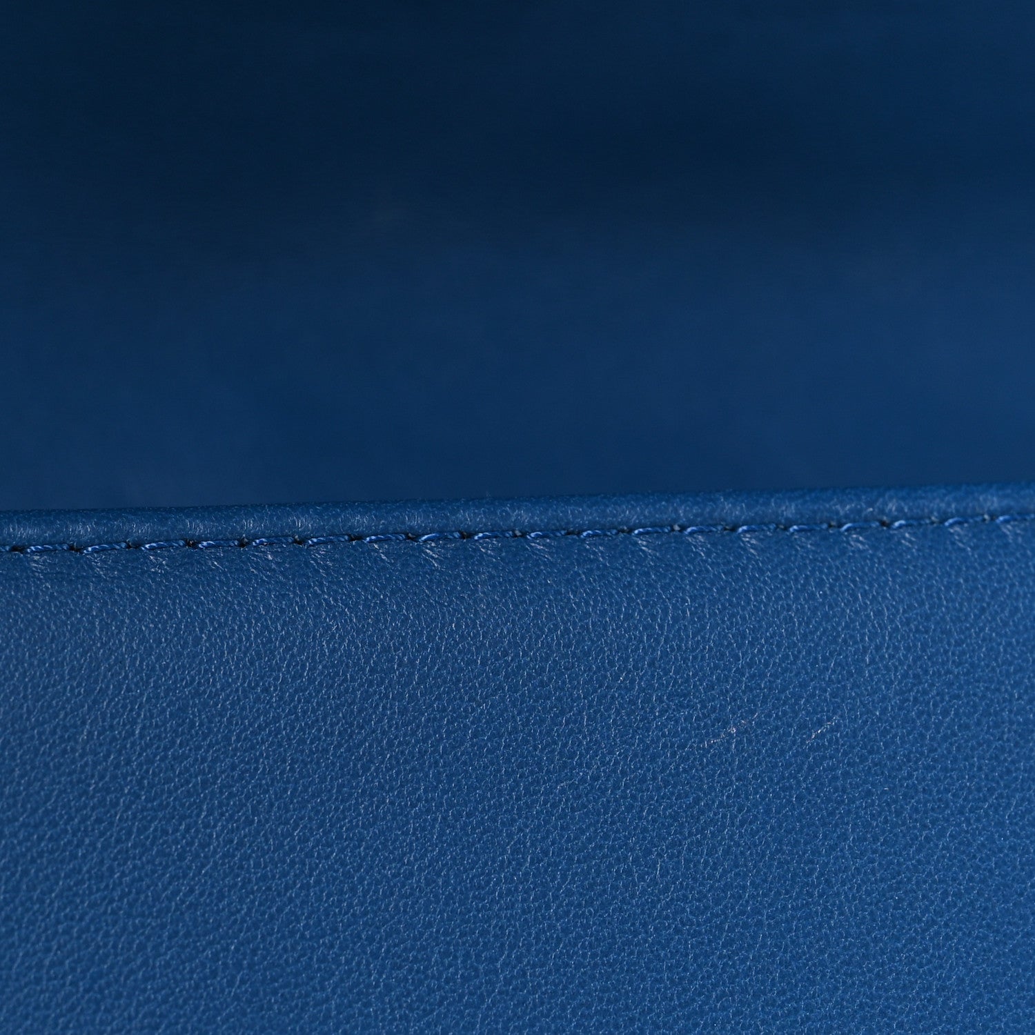 Chanel Lambskin Chevron Quilted Medium Boy Flap Blue 12 of 12