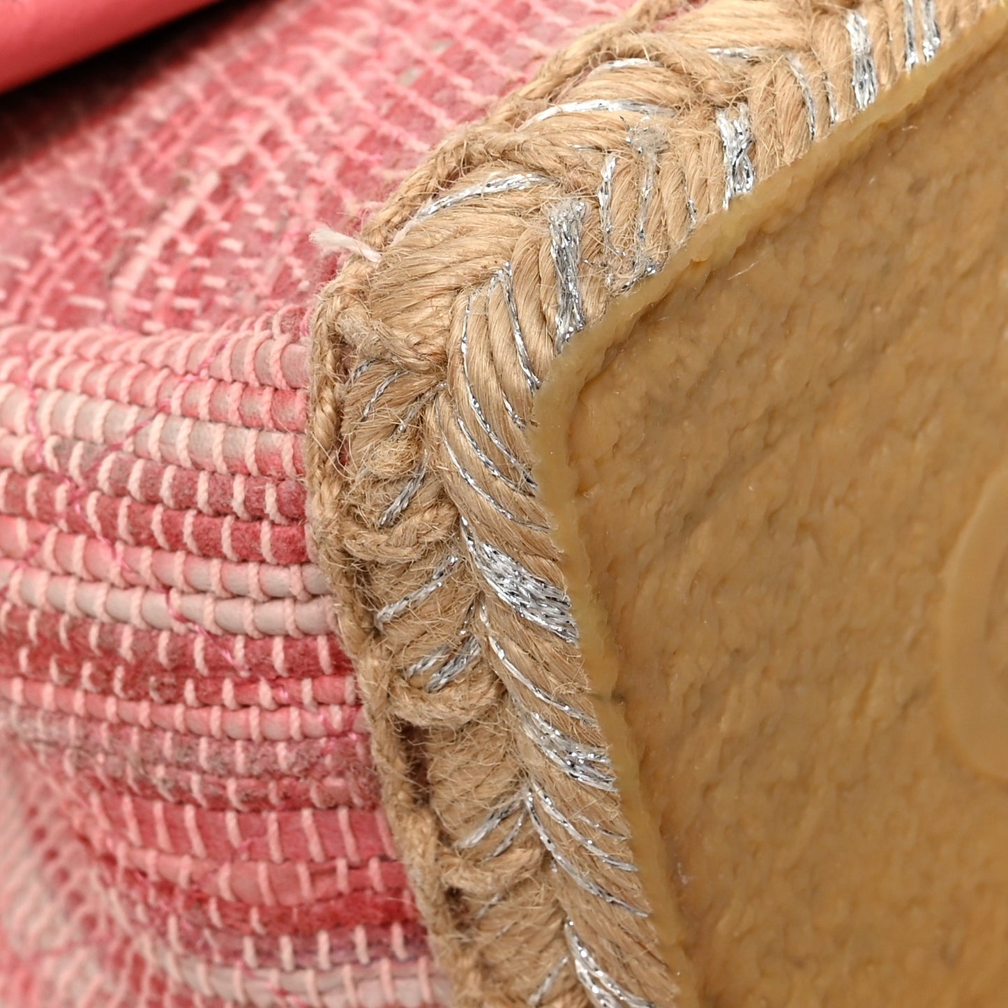 Tweed Single Flap Pink