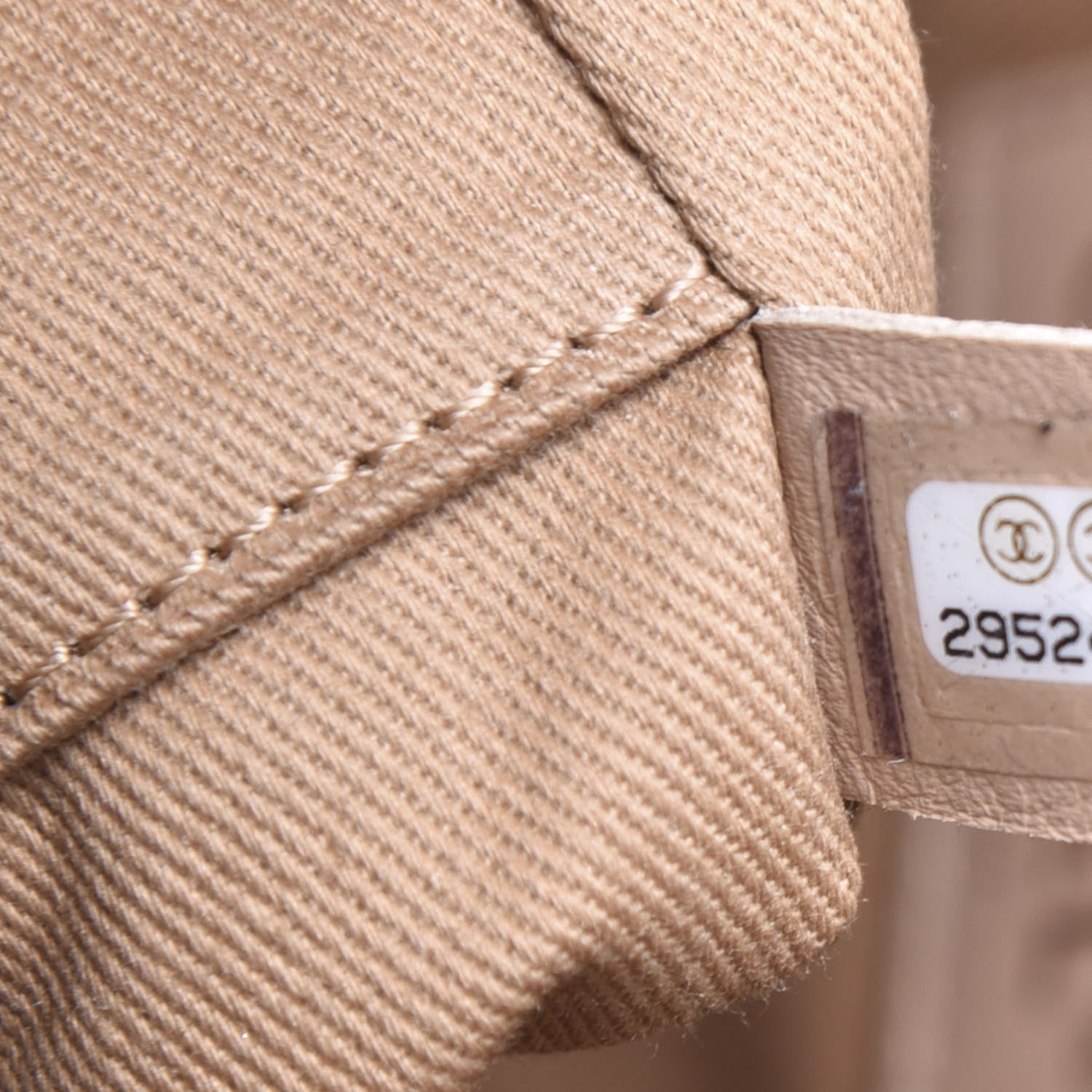 Chanel Straw Raffia Calfskin Striped Mini Deauville Tote Beige 9 of 10
