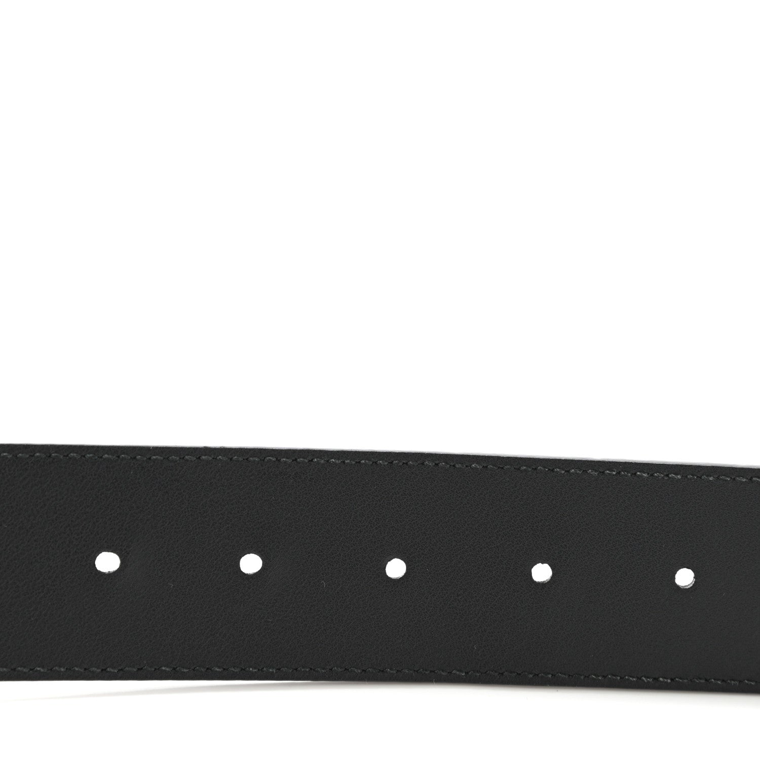 Gucci Textured Calfskin Double G 40mm Belt 85 34 Black 5 of 7
