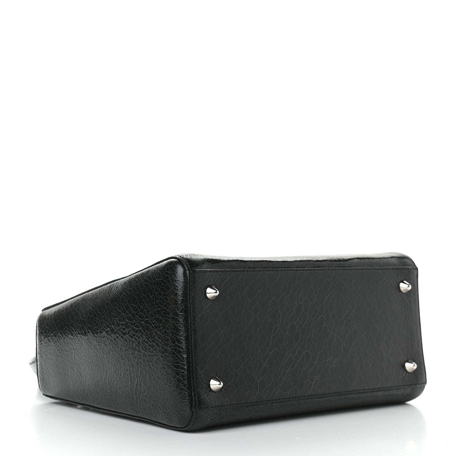 Christian Dior Ceramic Effect Deerskin Jeweled Swan Lady Dior Black 4 of 9