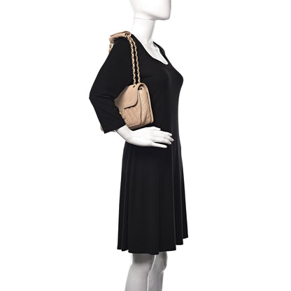 Chanel Caviar Quilted Medium Mademoiselle Flap Beige 2 of 11