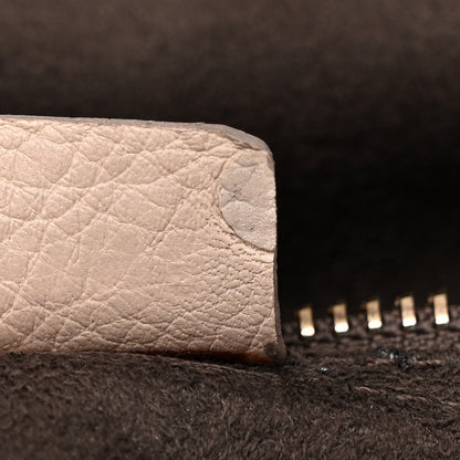 Celine Drummed Calfskin Mini Luggage Dune 9 of 20