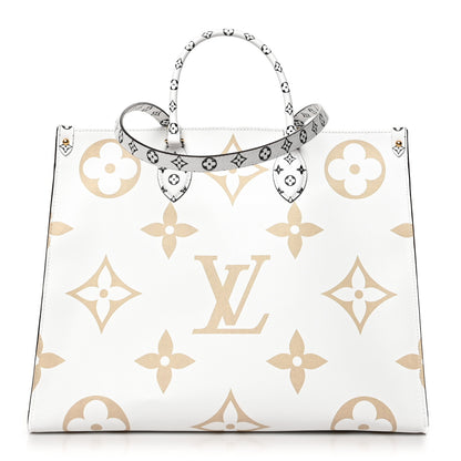 Louis Vuitton Monogram Giant Onthego GM Kaki Beige 1 of 6