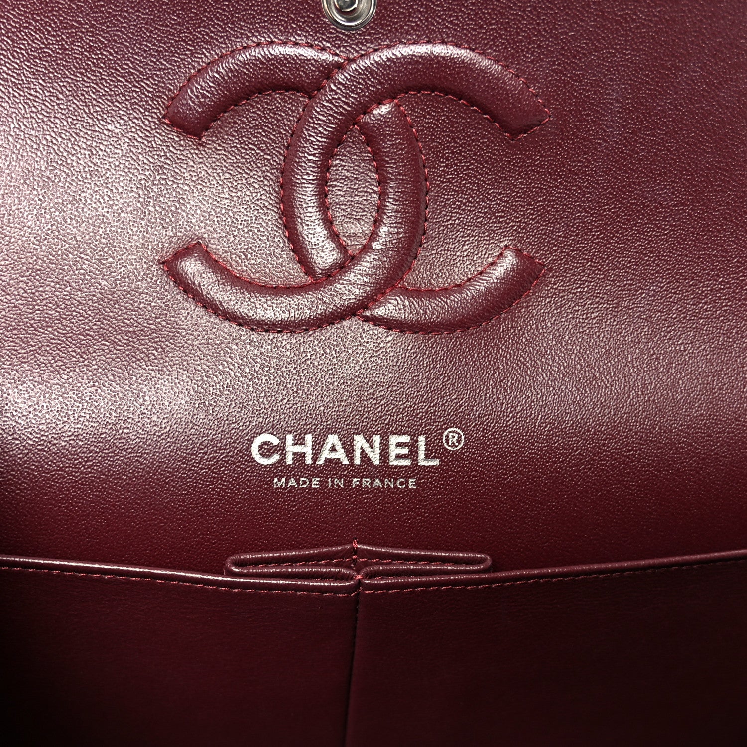 Chanel Lambskin Quilted Medium Double Flap Black 6 of 12