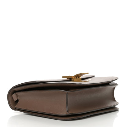 Celine Liege Calfskin Medium Classic Box Flap Bag Taupe 4 of 15