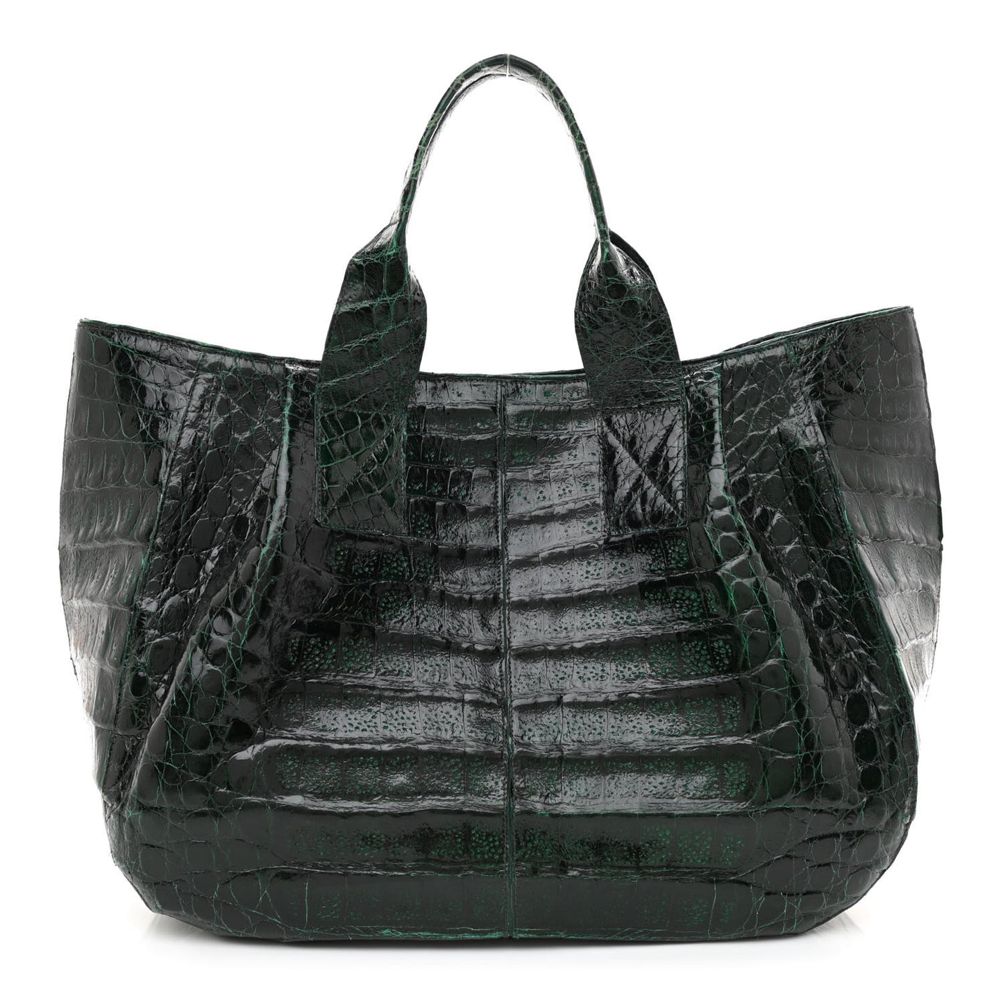 Crocodile Tote Green