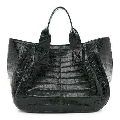 Nancy Gonzalez Crocodile Tote Green 1 of 12