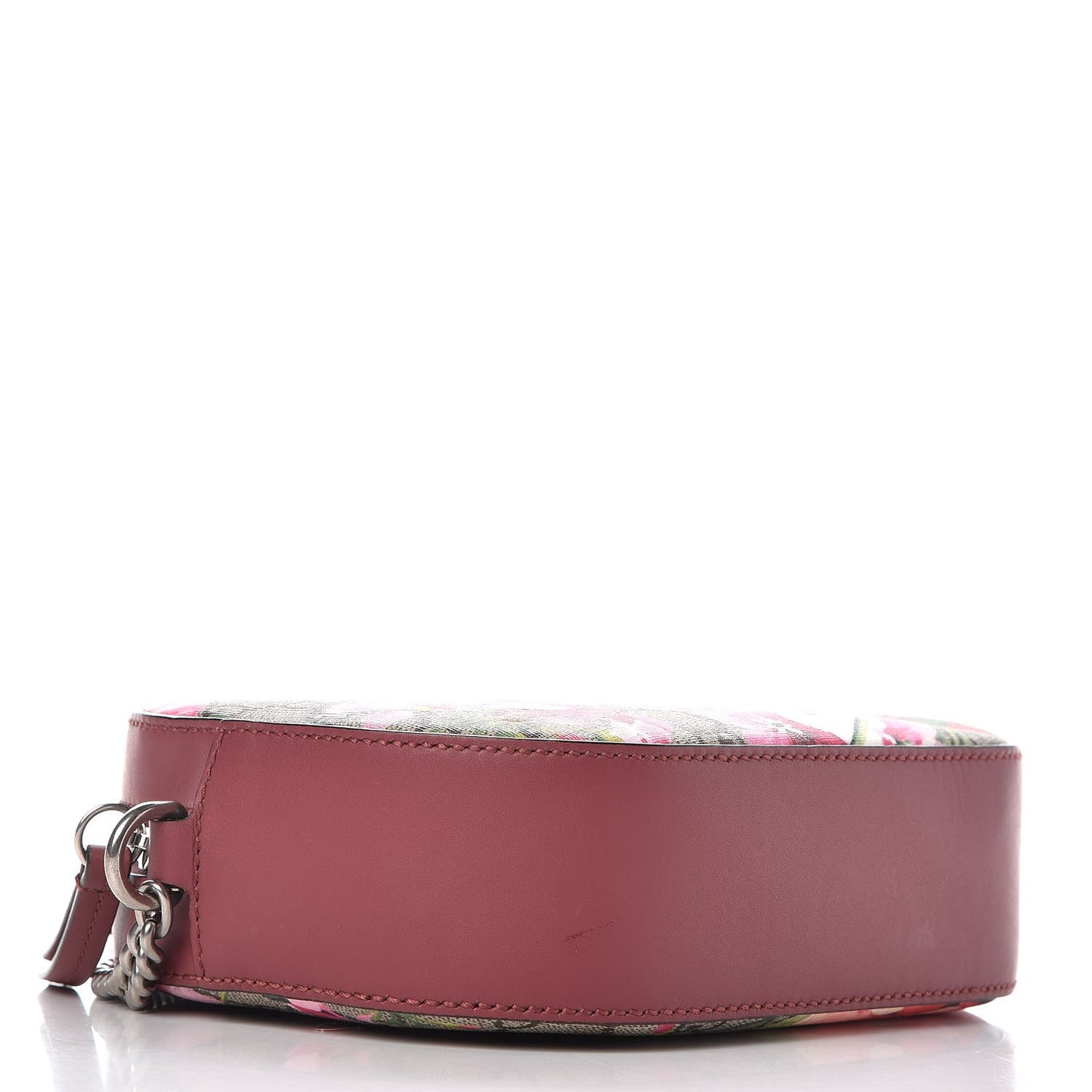 GG Supreme Monogram Blooms Mini Chain Shoulder Bag Beige Multicolor Dry Rose