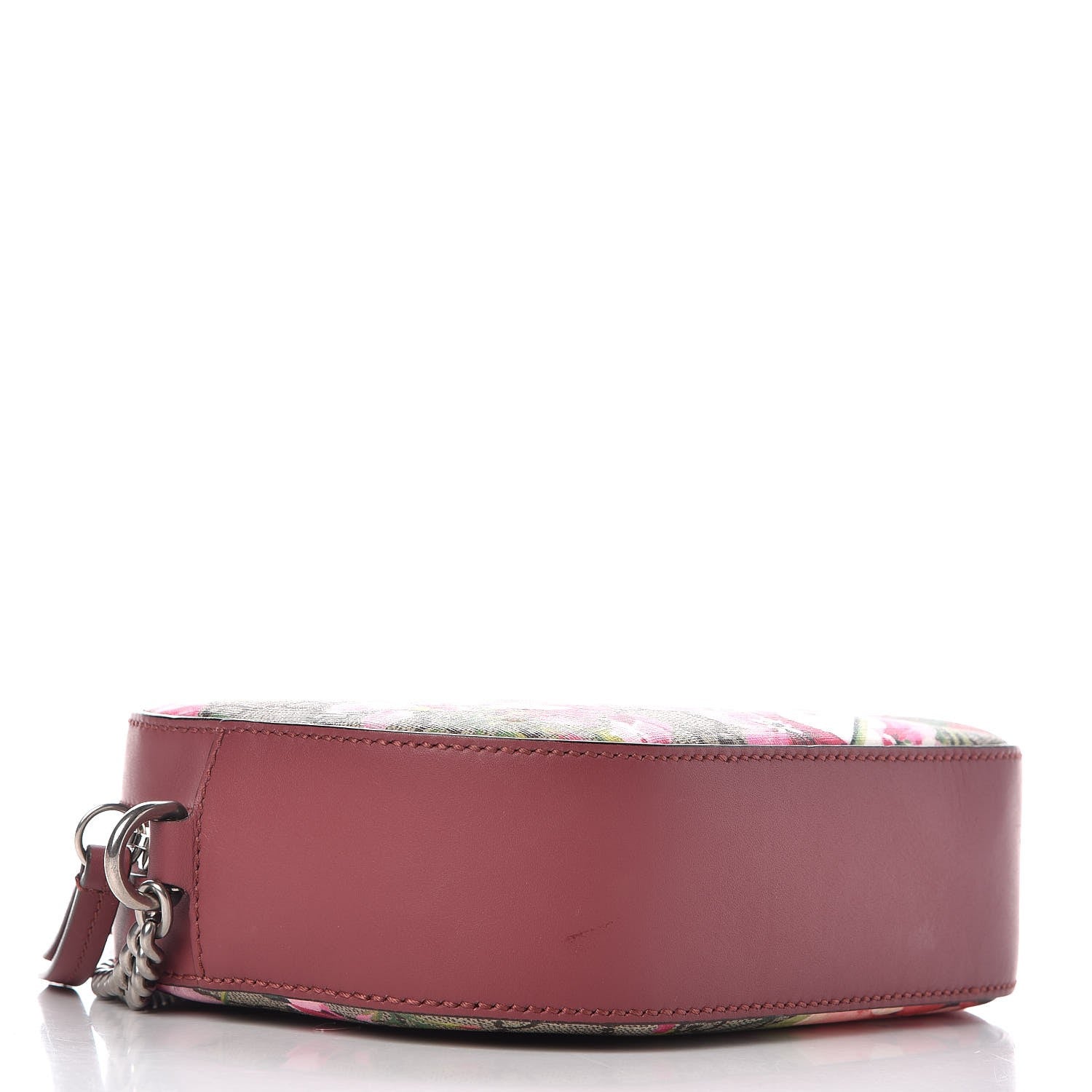 Gucci GG Supreme Monogram Blooms Mini Chain Shoulder Bag Beige Multicolor Dry Rose 4 of 7