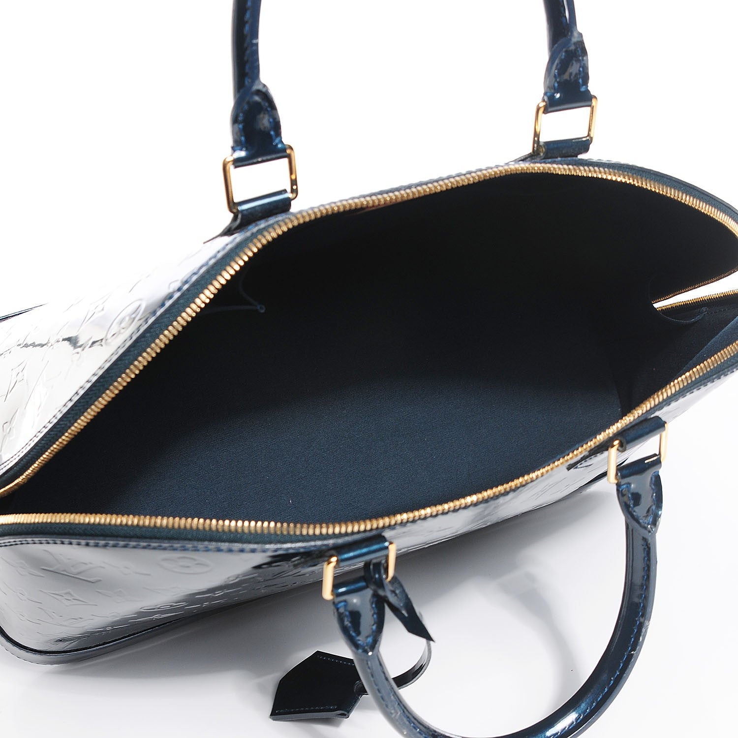 Louis Vuitton Vernis Alma GM Blue Nuit 5 of 7