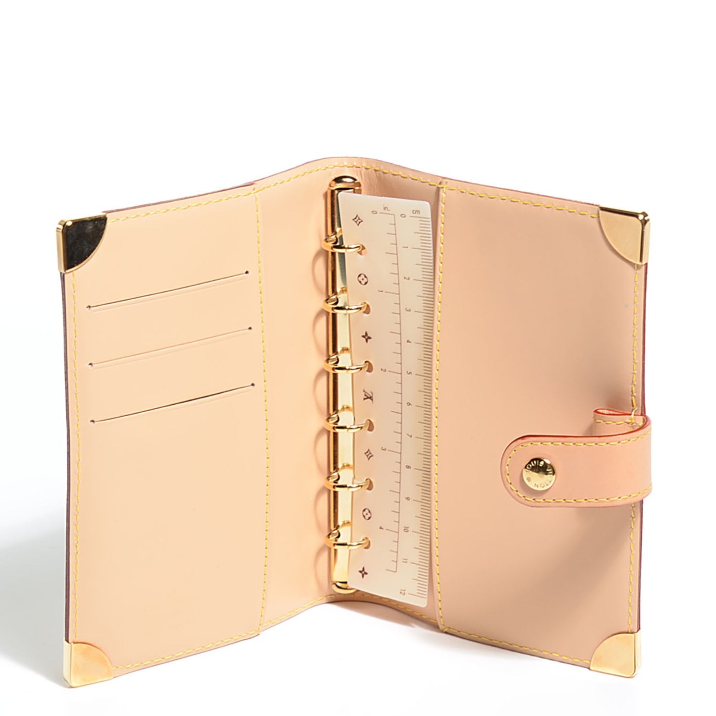 Monogram Multicolor Small Ring Agenda Cover White