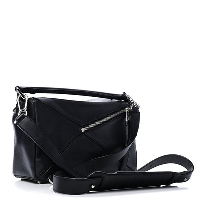 Loewe Calfskin Small Puzzle Bag Black 2 of 4