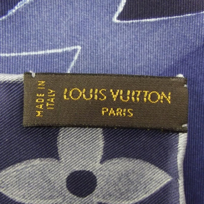 Louis Vuitton Silk Carre Monographic Scarf Navy 4 of 6