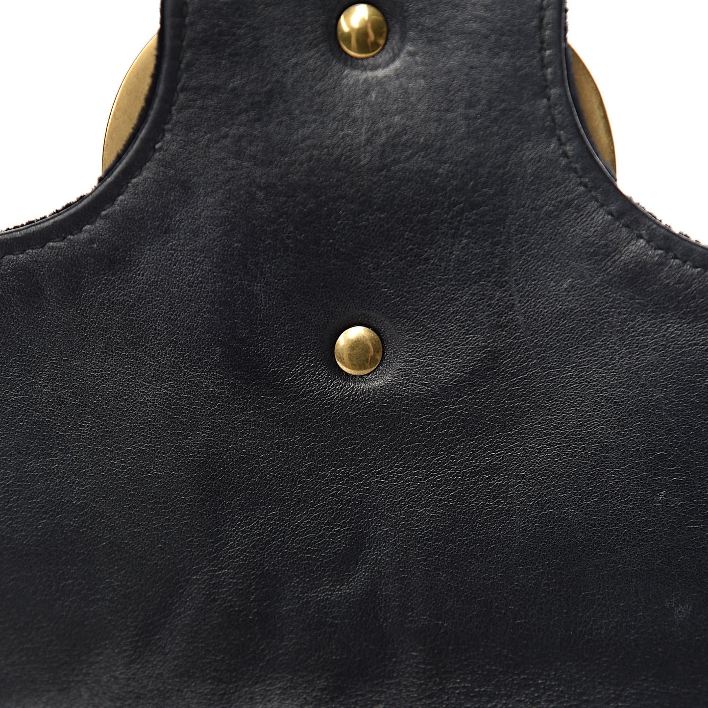 Velvet Matelasse Loved Embroidered Medium GG Marmont Shoulder Bag Black