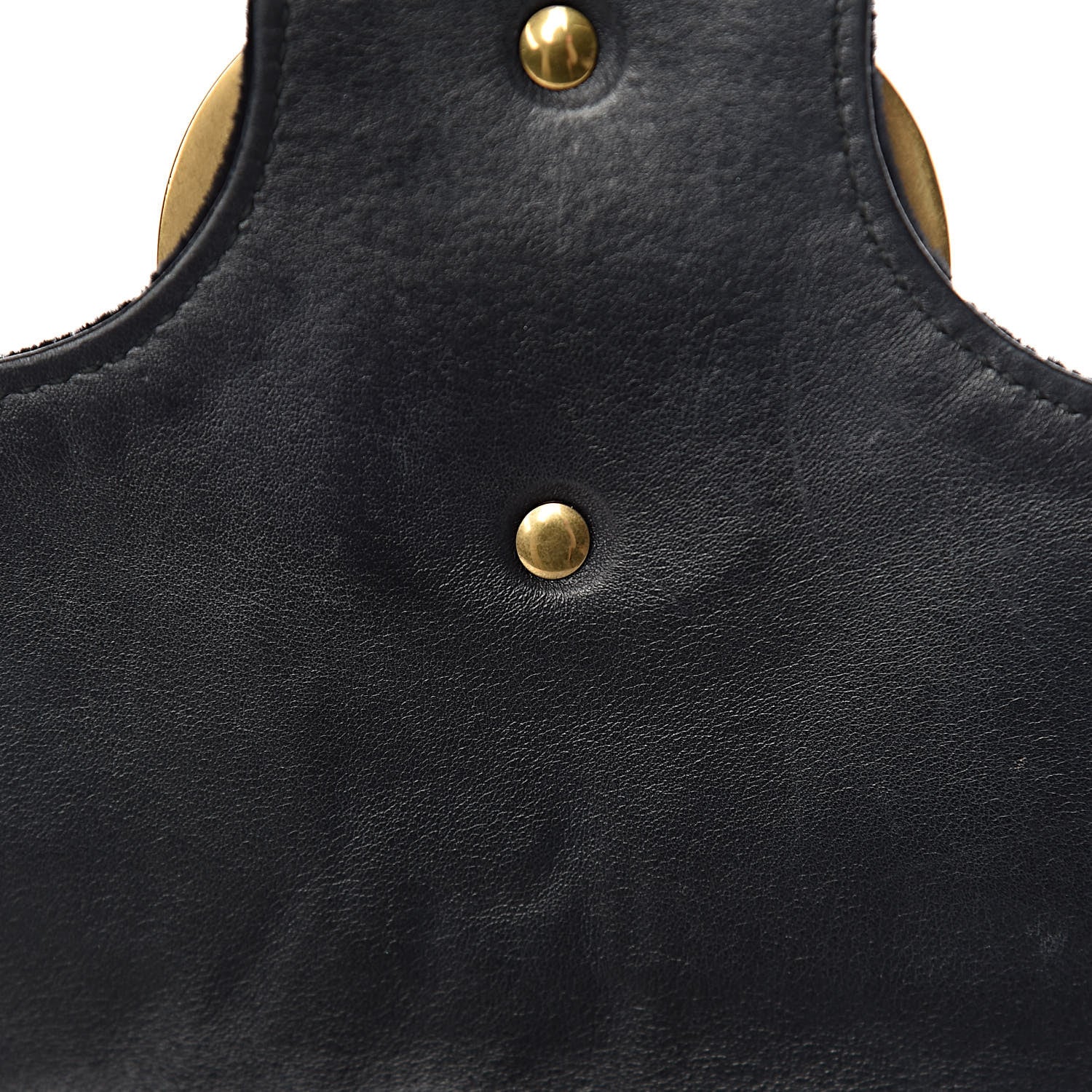 Gucci Velvet Matelasse Loved Embroidered Medium GG Marmont Shoulder Bag Black 11 of 18