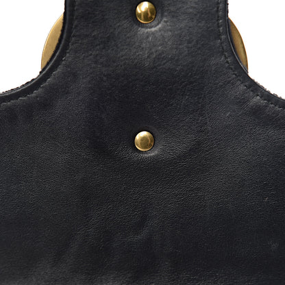 Gucci Velvet Matelasse Loved Embroidered Medium GG Marmont Shoulder Bag Black 11 of 18