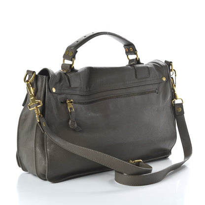 Proenza Schouler Lambskin Medium PS1 Satchel Smoke 3 of 9