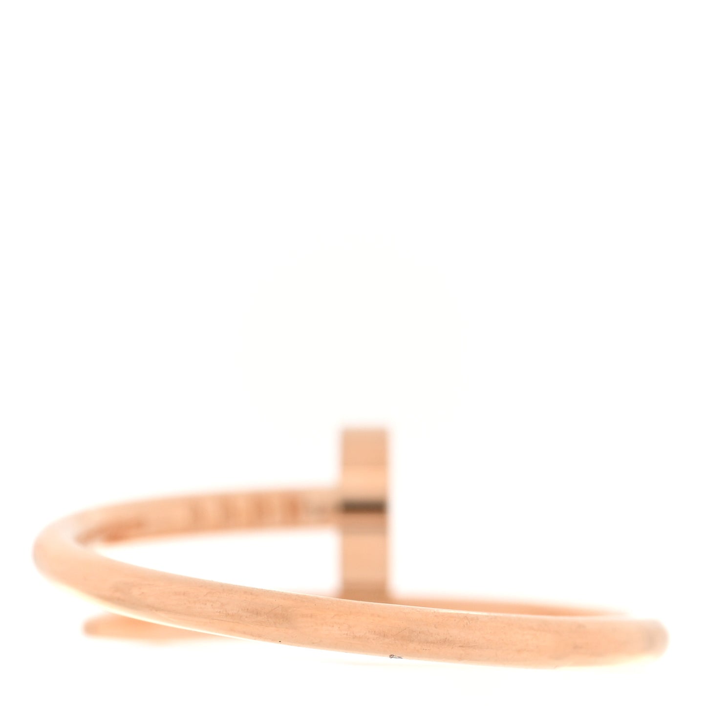 18K Pink Gold Small Juste Un Clou Ring 56 7.5