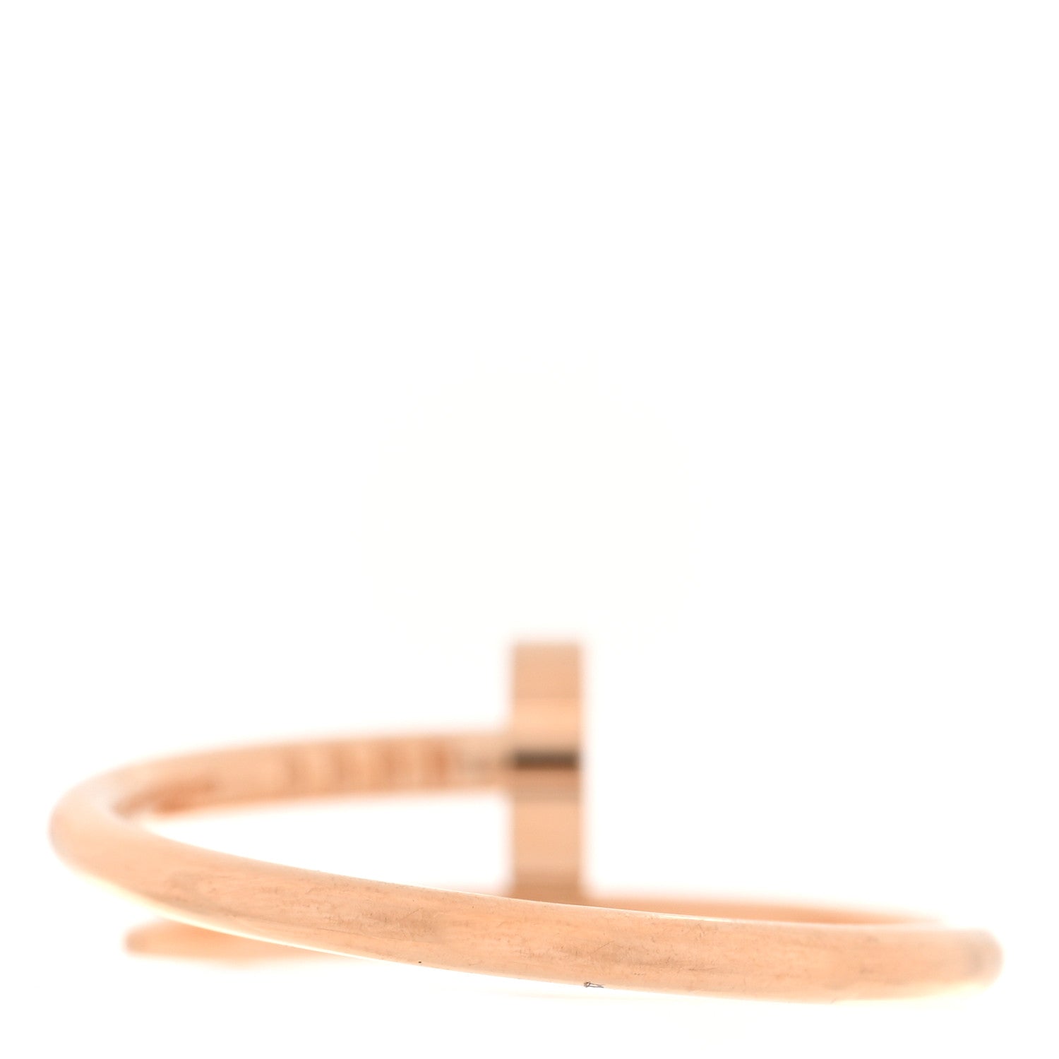 Cartier 18K Pink Gold Small Juste Un Clou Ring 56 7.5 3 of 6