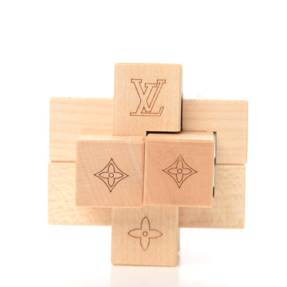 Louis Vuitton Le Pateki Wood Cube Puzzle VIP Gift 2 of 3