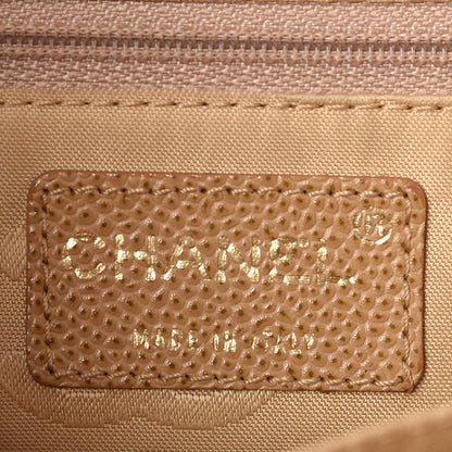 Chanel Caviar Square Stitched Medium Flap Beige 7 of 8