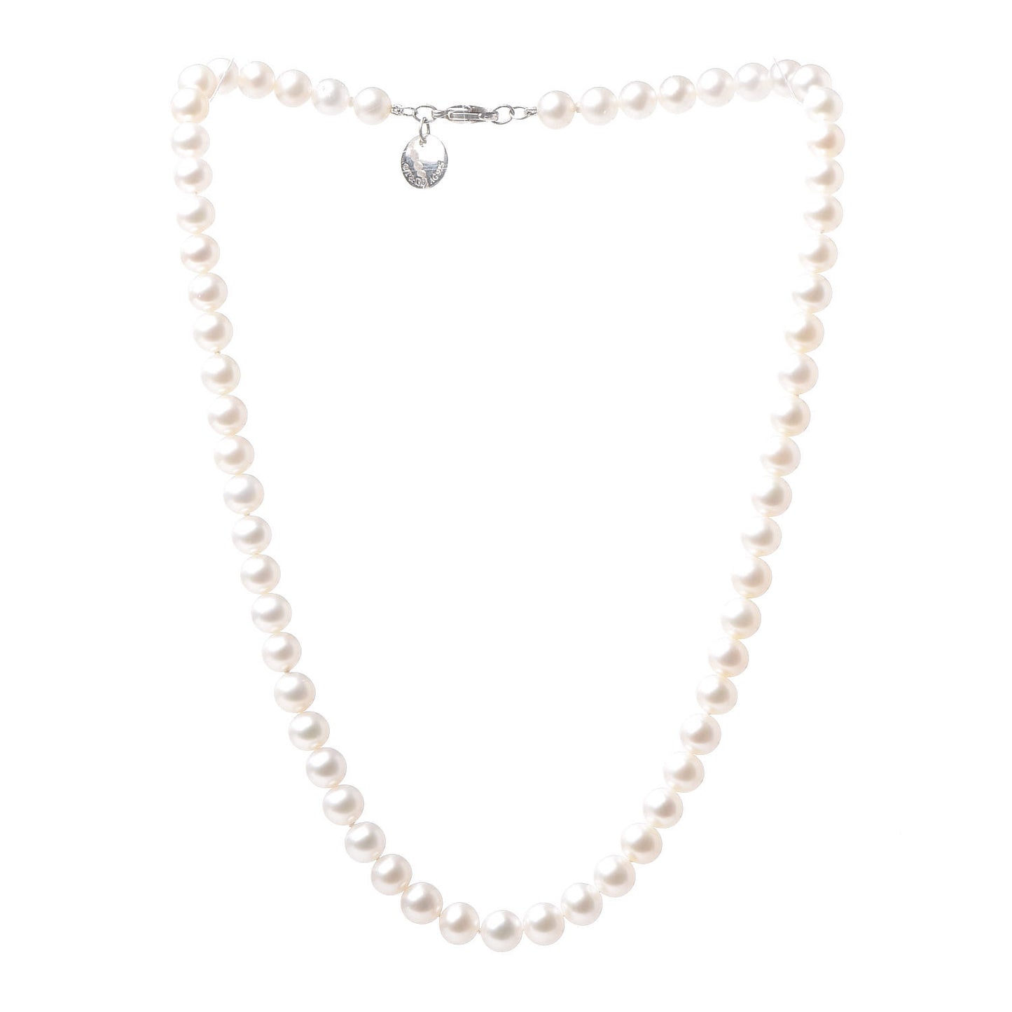 Sterling Silver Freshwater Pearl 6-7mm Ziegfeld Necklace