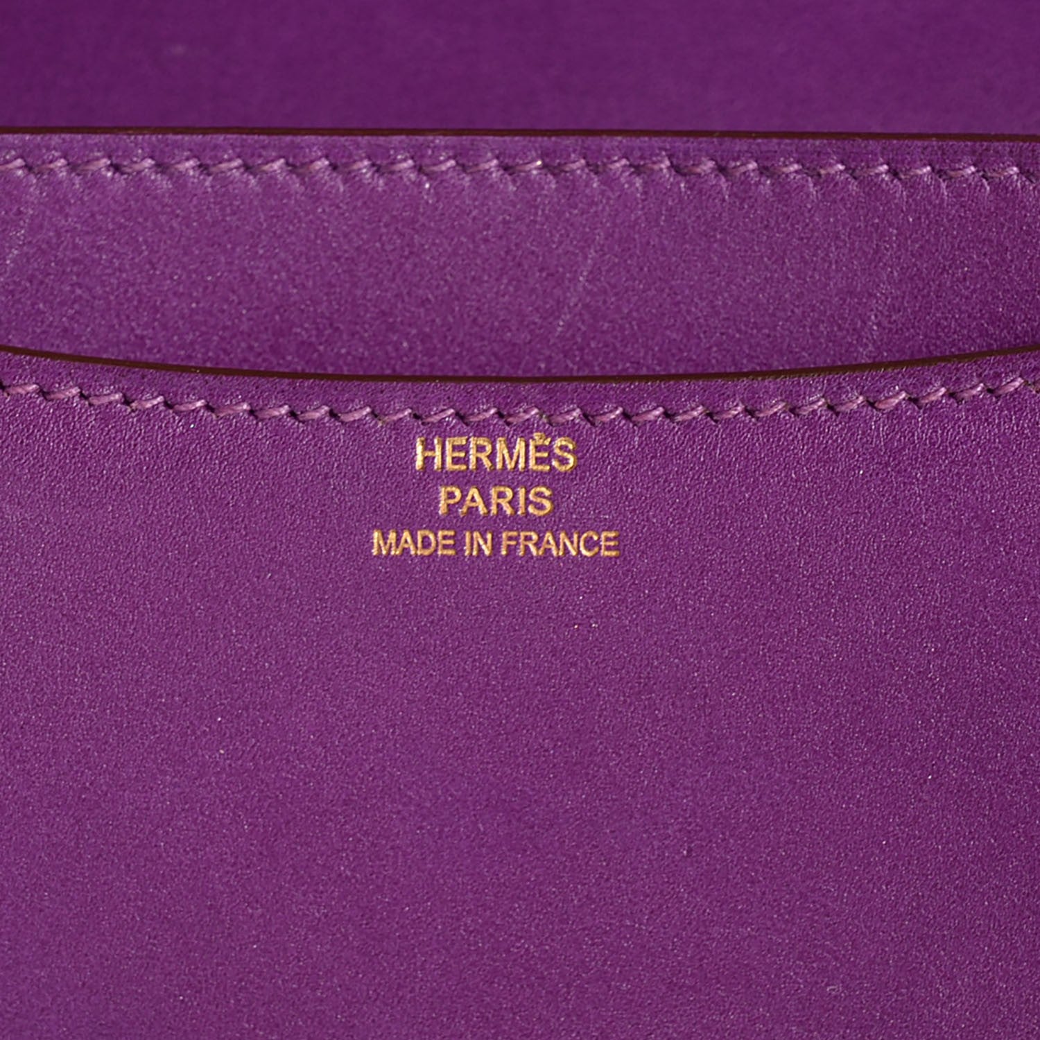 Hermes Tadelakt Constance 18 Violet 9 of 12