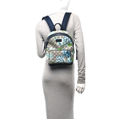 Gucci GG Supreme Monogram Blooms Small Day Backpack Blue 2 of 11