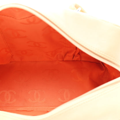 Chanel Calfskin Quilted Cambon Quilted Large Bowler Beige 5 of 10