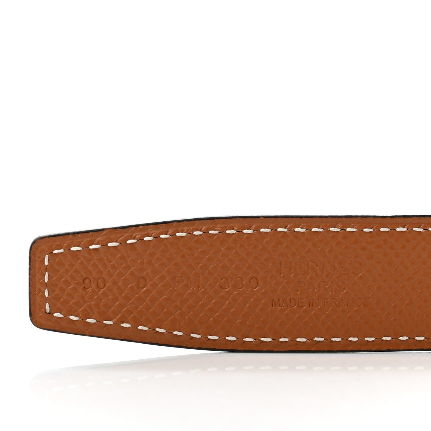 Epsom Swift 24mm Mini Constance H Belt 90 Gold Black