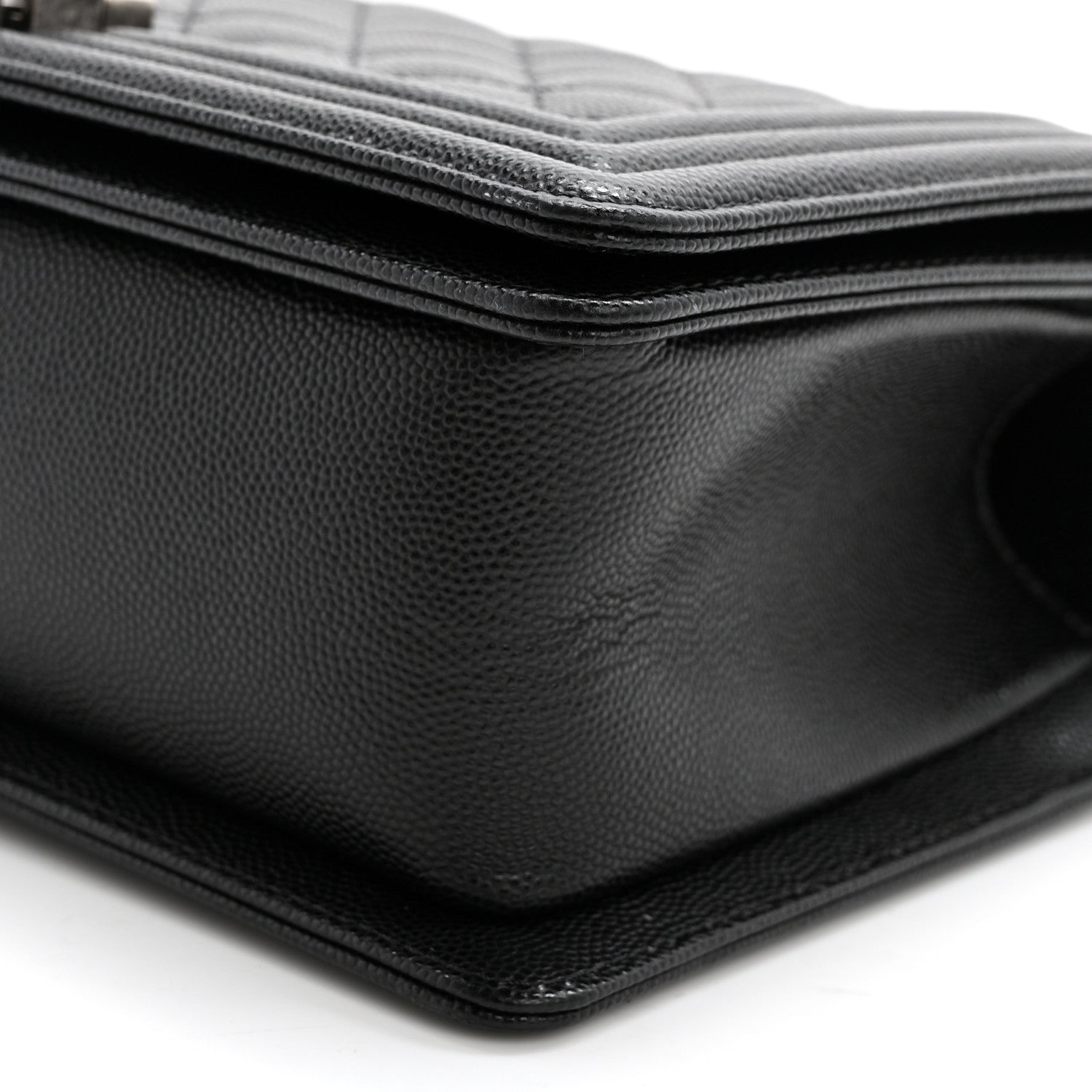 Chanel Caviar Quilted Medium Boy Flap Black 10 of 12