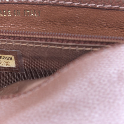 Chanel Metallic Caviar Quilted Medium Single Flap Brown 8 of 12