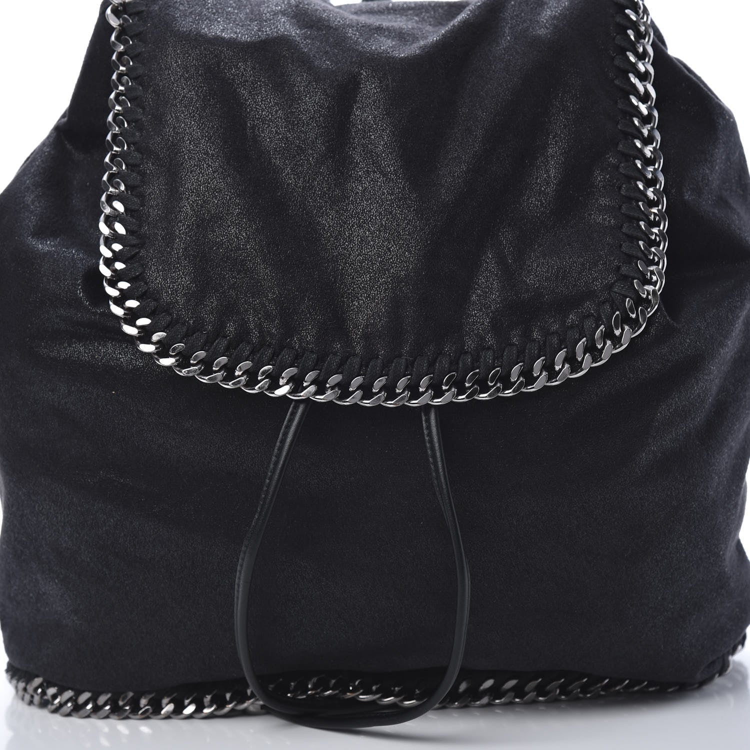 Stella McCartney Shaggy Deer Falabella Backpack Black 6 of 11