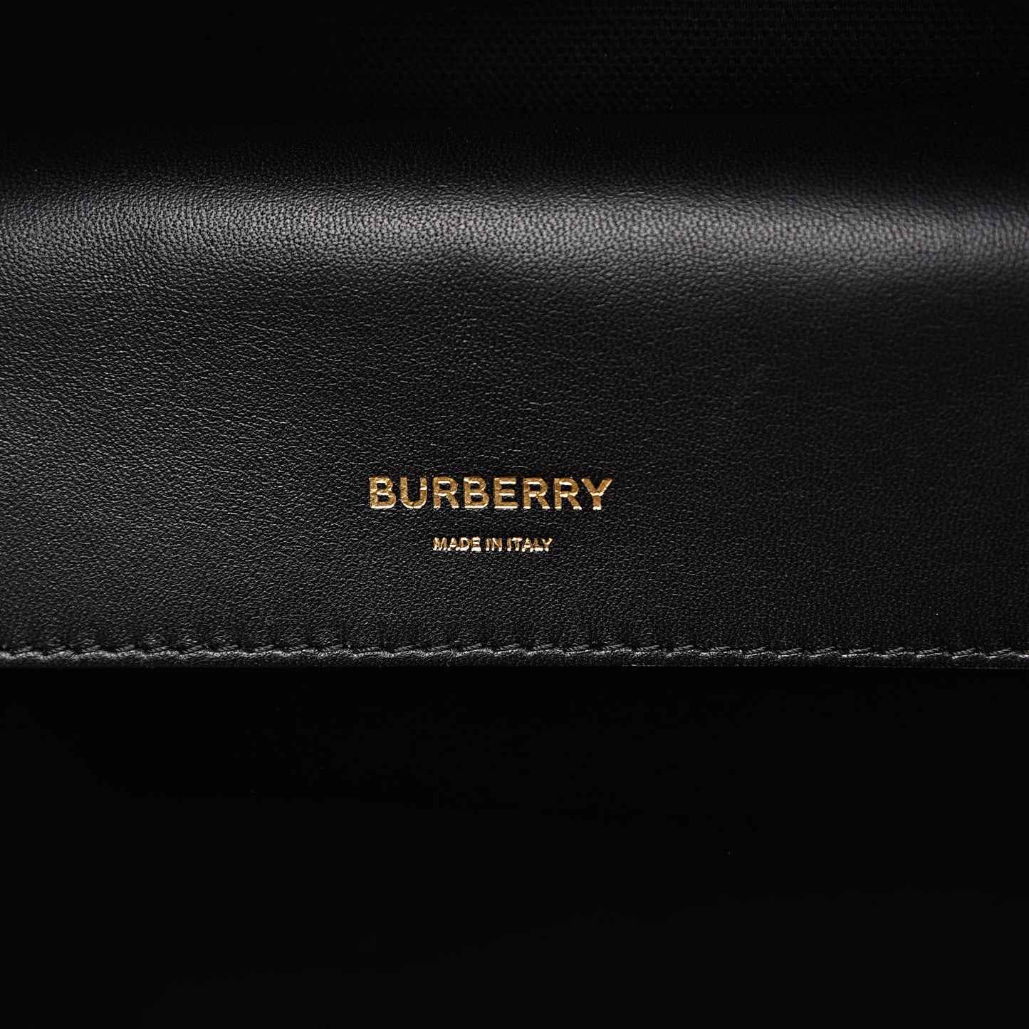Smooth Calfskin Paneled Medium Cube Bowling Bag Black