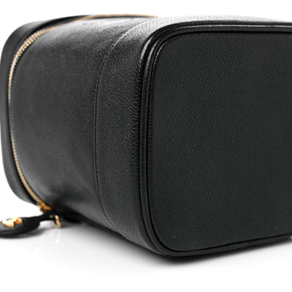 Chanel Caviar Vanity Cosmetic Case Black 9 of 15