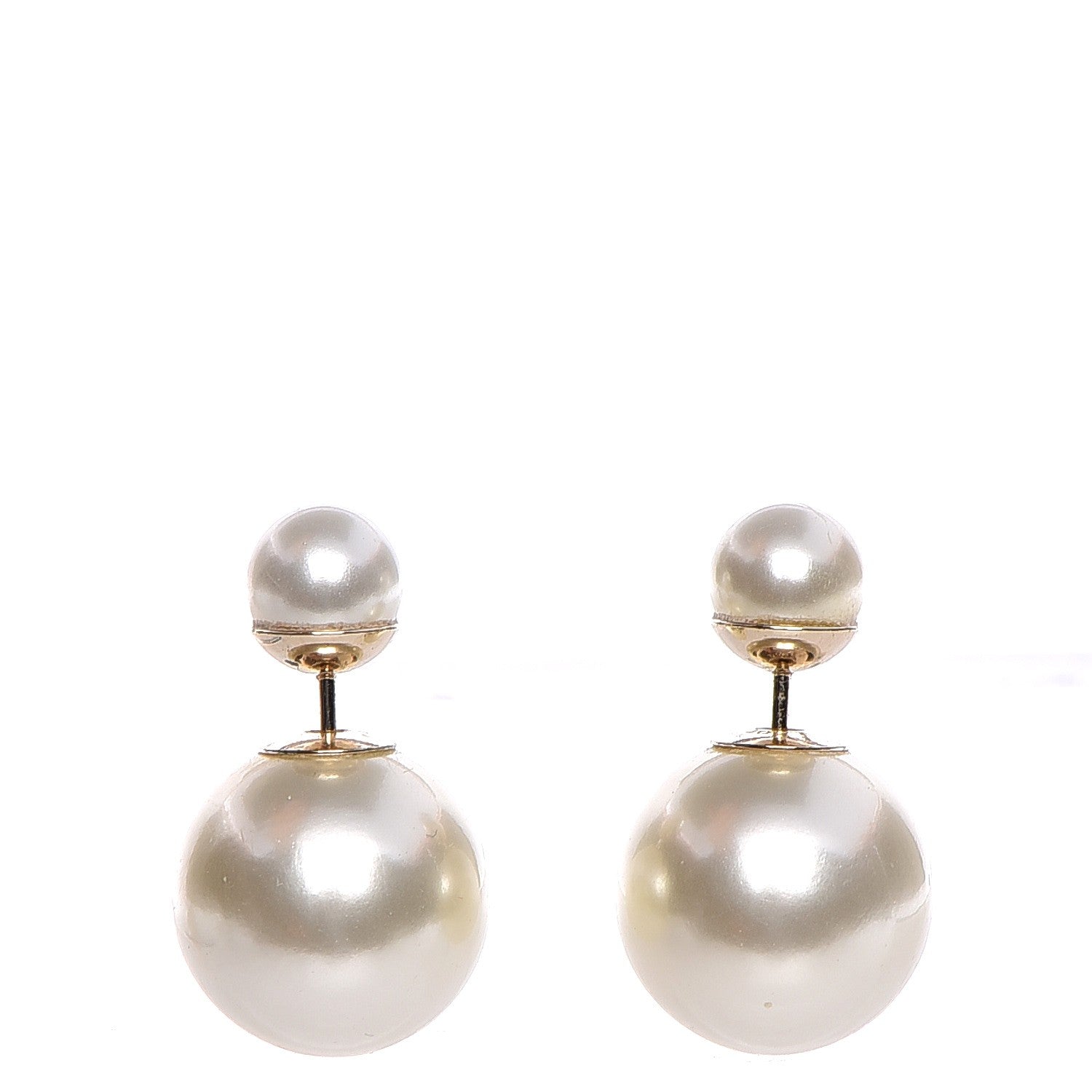 Christian Dior Pearl Mise En Dior Tribal Earrings 1 of 4