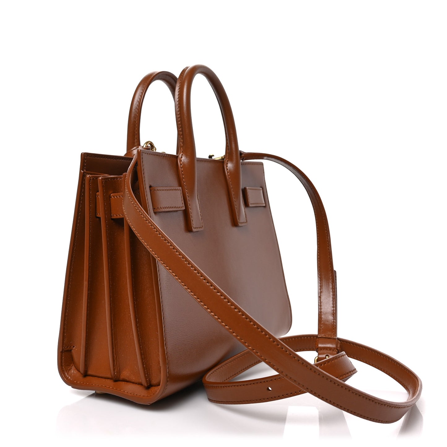 Calfskin Nano Sac De Jour Brown