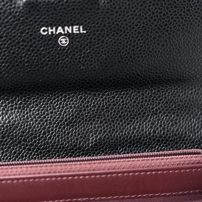 Chanel Caviar Quilted Large Flap Wallet Black 11 of 12