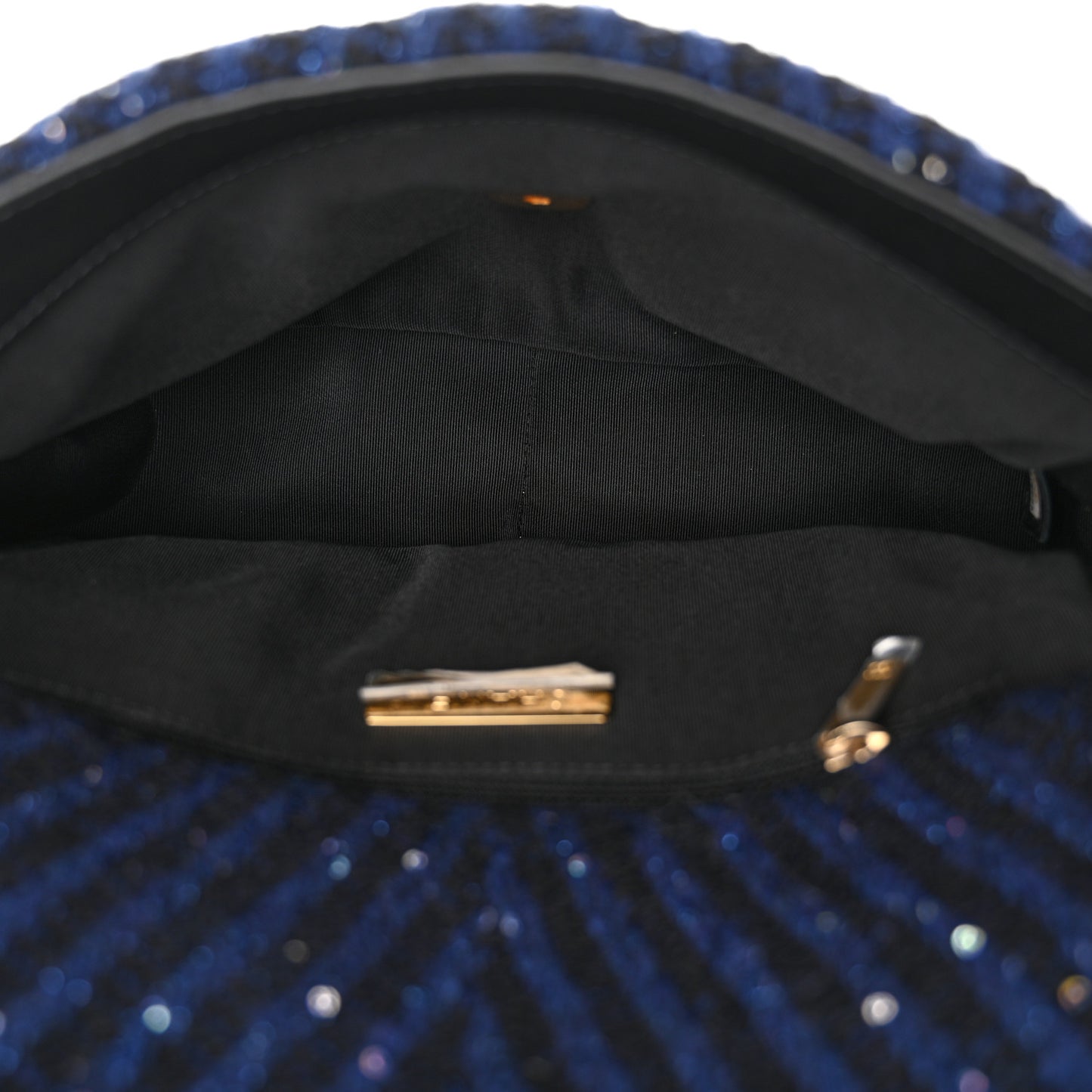 Tweed Sequin Quilted Medium Chanel 19 Flap Blue Multicolor