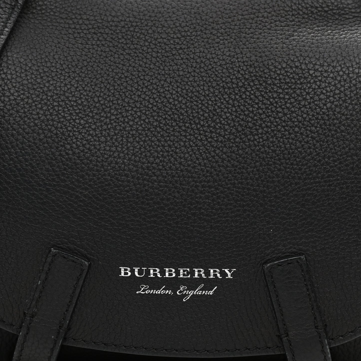 Soft Grain Calfskin Baby Bridle Saddle Bag Black