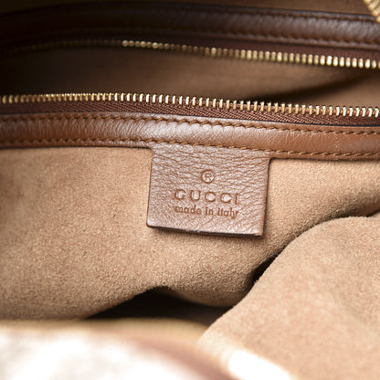 Gucci GG Supreme Monogram Large Linea A Hobo Light Brown 7 of 10