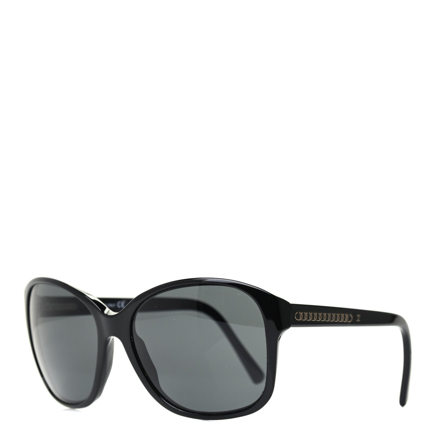 Chanel Acetate CC Chain Sunglasses 5128 Black 1 of 8