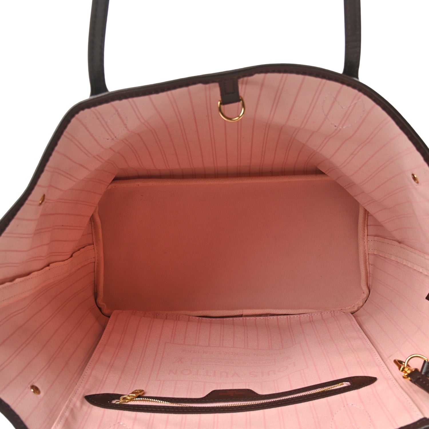 Louis Vuitton Damier Ebene Neo Neverfull MM Rose Ballerine 5 of 12