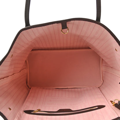 Louis Vuitton Damier Ebene Neo Neverfull MM Rose Ballerine 5 of 12