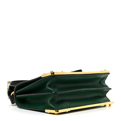 Prada City Calf Saffiano Cahier Bag Biliardo Black 4 of 11