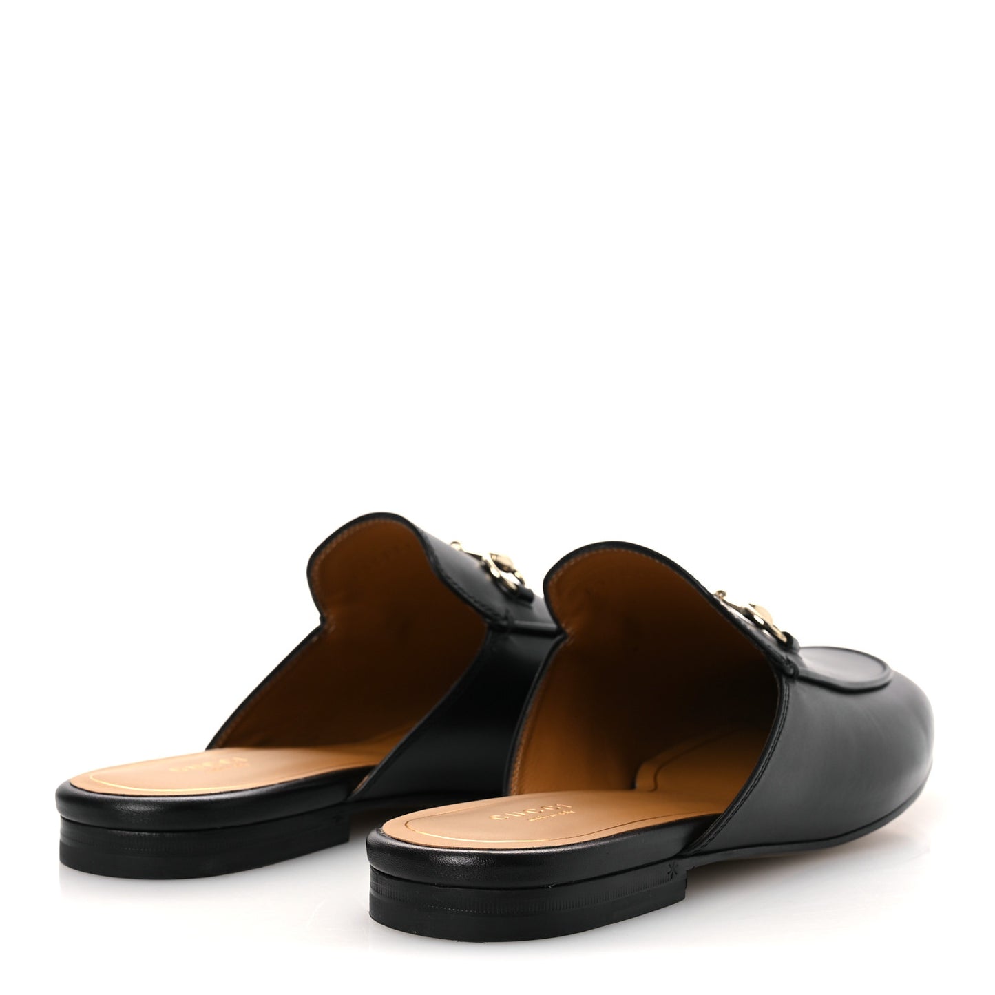Calfskin Womens Princetown Slippers 41 Black