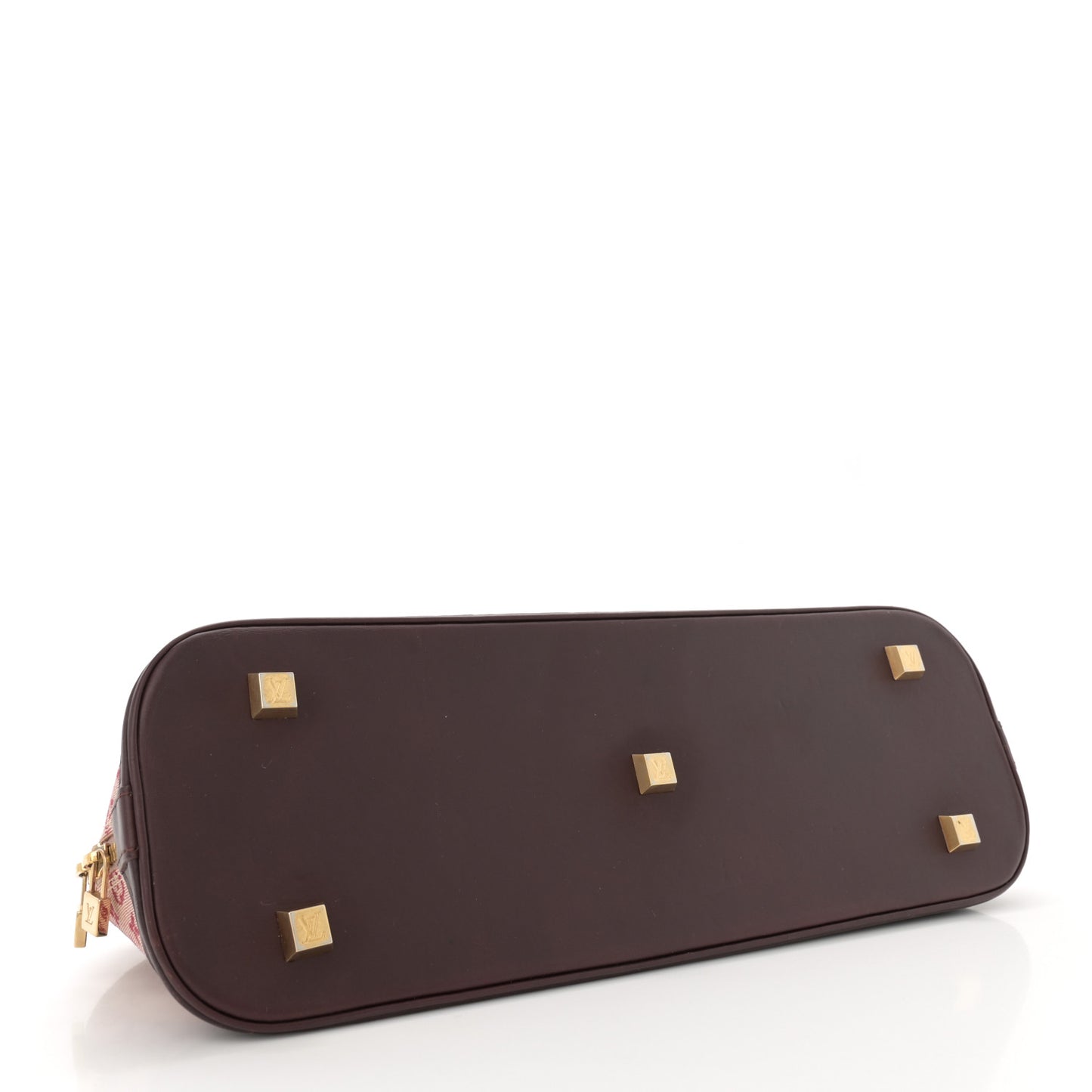 Mini Monogram Alma Long Cherry